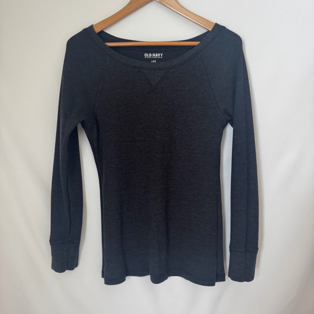 Old Navy Charcoal Long Sleeve Shirt